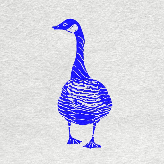 Blue goosey goose by Lucy J